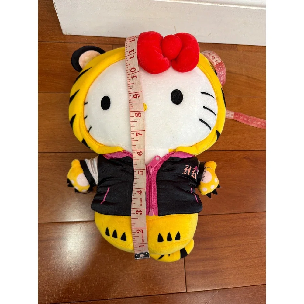 Kidrobot Hello Kitty Tiger Plush Yellow‎ Black Bomber Jacket 12